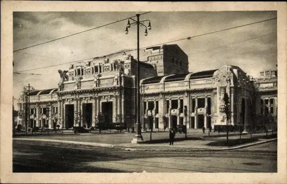 Ak Milano Mailand Lombardia, La Stazione Centrale