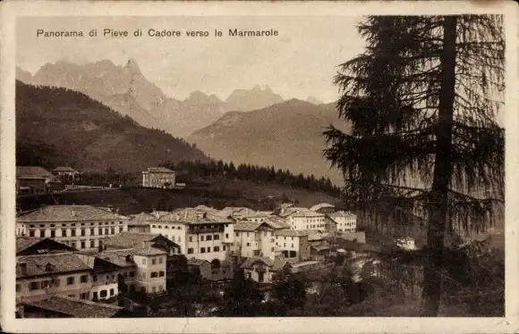 Ak Pieve di Cadore Veneto, Panorama, Marmarole