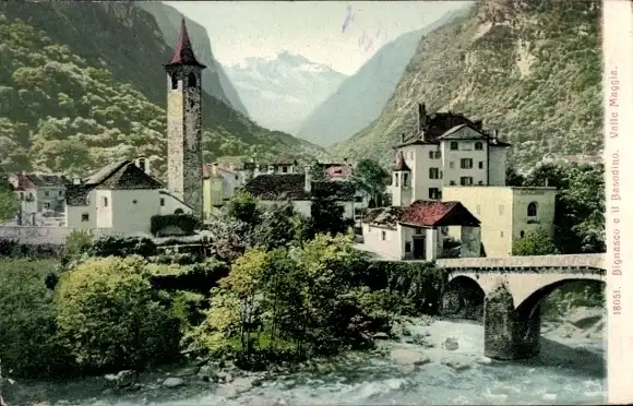 Ak Bignasco Kanton Tessin, Basodino, Valle Maggia