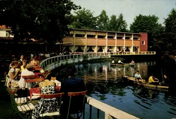 Ak Hengelo Overijssel Niederlande, Café Restaurant De Waarbeek