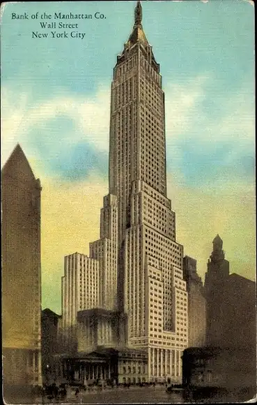 Ak New York City, Bank of the Manhattan Co., Wall Street
