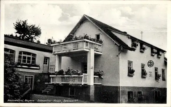 Ak Hessenthal Mespelbrunn im Spessart, Samariter-Haus Spessart