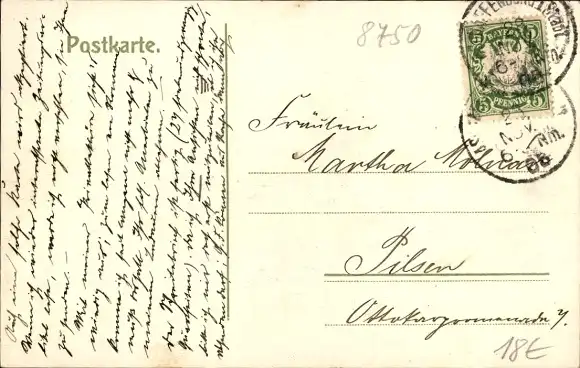 Ak Aschaffenburg in Unterfranken, Scharfeck, Geschäftshaus Trockenbrodt