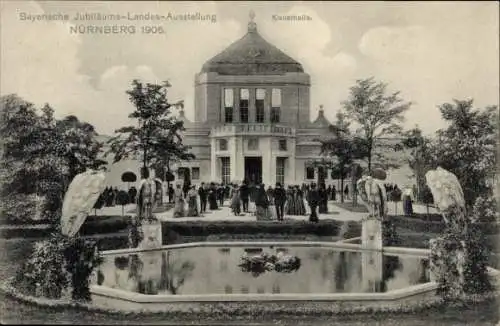 Künstler Ak Nürnberg in Mittelfranken, Bayerische Jubiläums Landesausstellung 1906, Kunsthalle