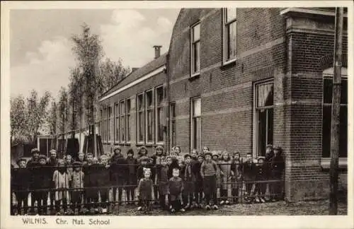 Ak Wilnis Utrecht Niederlande, Chr. Nat. Schule, Schulkinder