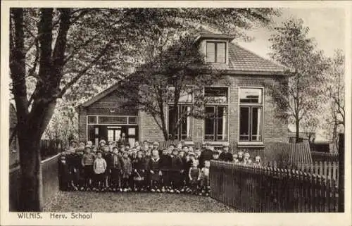 Ak Wilnis Utrecht Niederlande, Schule, Schüler