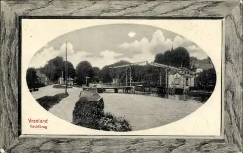 Präge Passepartout Ak Vreeland Utrecht, Vechtbrücke