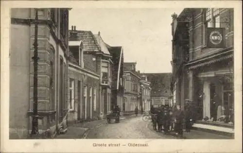 Ak Oldenzaal Overijssel, Groote Straat, Geschäft NWO