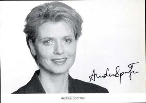 Ak Schauspielerin Andrea Spatzek, Portrait, Autogramm, Lindenstraße