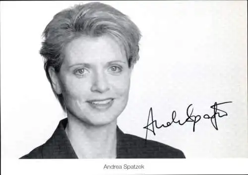 Ak Schauspielerin Andrea Spatzek, Portrait, Autogramm, Lindenstraße