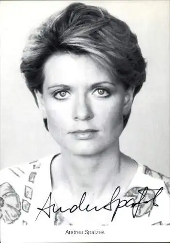 Ak Schauspielerin Andrea Spatzek, Portrait, Autogramm, Lindenstraße