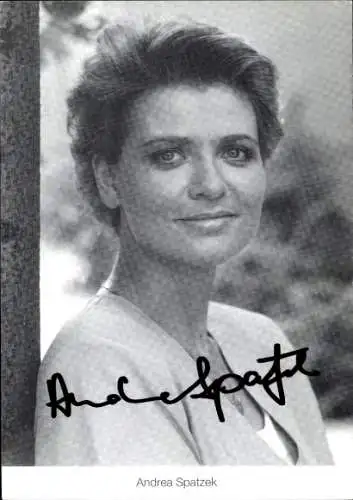 Ak Schauspielerin Andrea Spatzek, Portrait, Autogramm, Lindenstraße