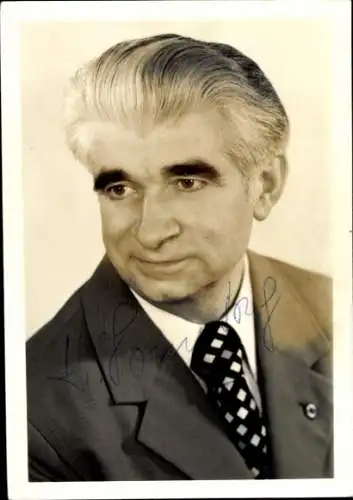 Ak Schauspieler Horst Sonntag, Portrait, Autogramm