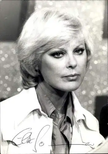 Ak Schauspielerin Elke Sommer, Portrait, Autogramm