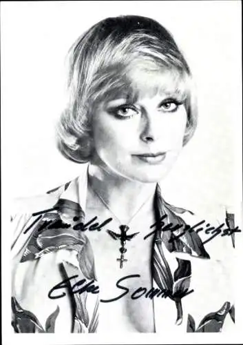 Ak Schauspielerin Elke Sommer, Portrait, Autogramm