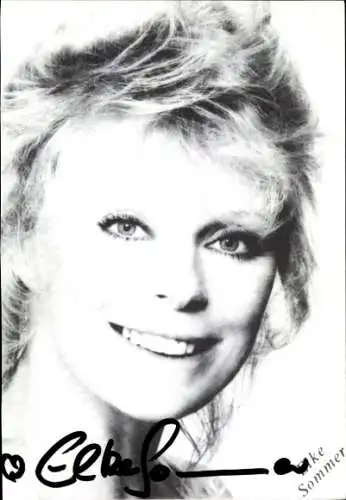 Ak Schauspielerin Elke Sommer, Portrait, Autogramm