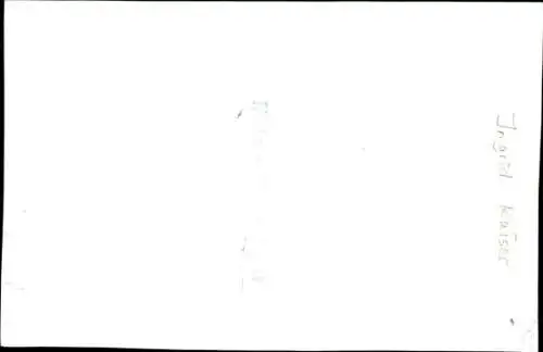Ak Schauspielerin Ingrid Kaiser, Portrait, Autogramm