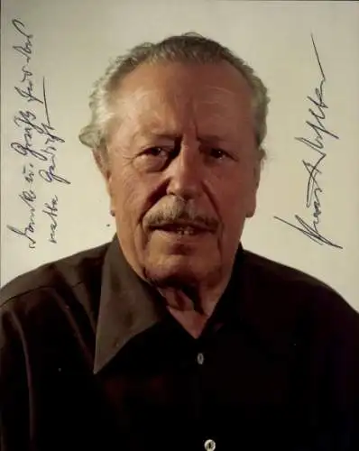 Foto Schauspieler Paul Dahlke, Portrait, Autogramm