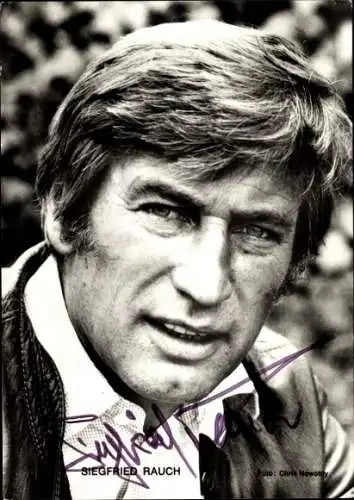 Ak Schauspieler Siegfried Rauch, Portrait, Autogramm