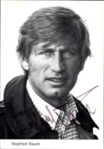 Ak Schauspieler Siegfried Rauch, Portrait, Autogramm