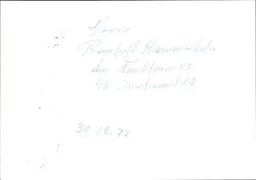 Ak Schauspieler Siegfried Rauch, Portrait, Autogramm