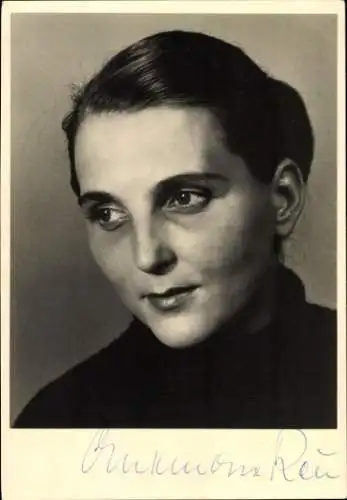 Ak Schauspielerin Anna Marie Rau, Portrait, Autogramm