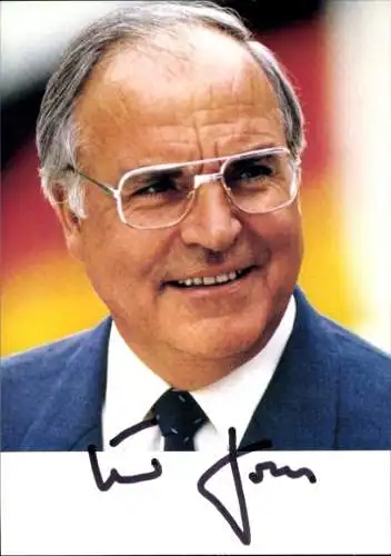 Ak Bundeskanzler Helmut Kohl, Portrait