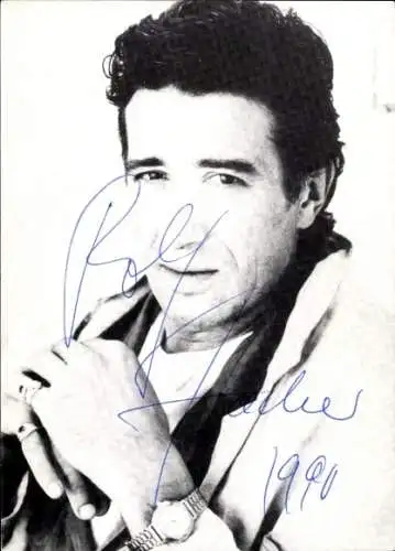 Ak Schauspieler Rolf Zacher, Portrait, Autogramm
