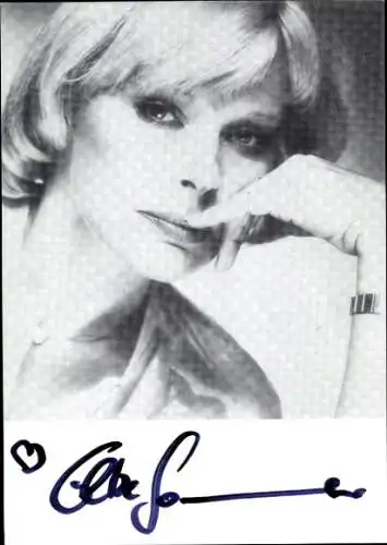 Ak Schauspielerin Elke Sommer, Portrait, Autogramm