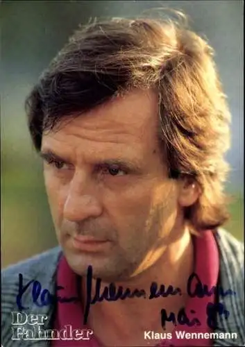 Ak Schauspieler Klaus Wennemann, Portrait, Autogramm