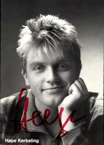 Ak Schauspieler, Komiker und Autor Hape Kerkeling, Portrait, Autogramm