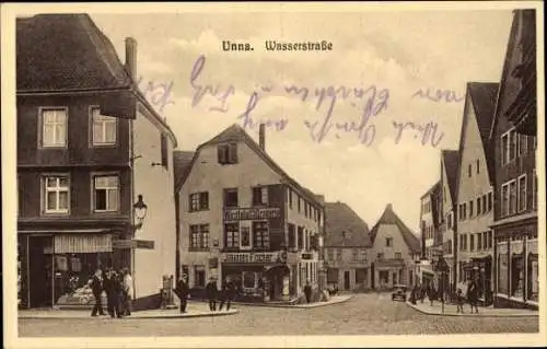 Ak Unna in Westfalen, Wasserstraße