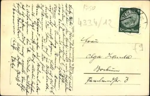 Ak Unna in Westfalen, Südwall