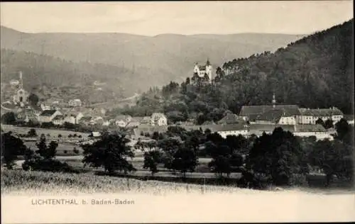 Ak Lichtenthal Lichtental Baden Baden am Schwarzwald, Panorama