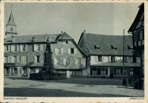 Ak Ribeauvillé Rappoltsweiler Elsass Haut Rhin, Sinnplatz