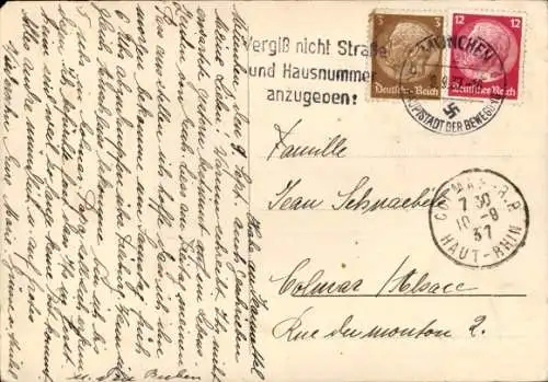 Ak München, Bavaria, Ruhmeshalle