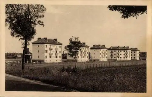 Ak Chagny Saône et Loire, maisons mitoyennes