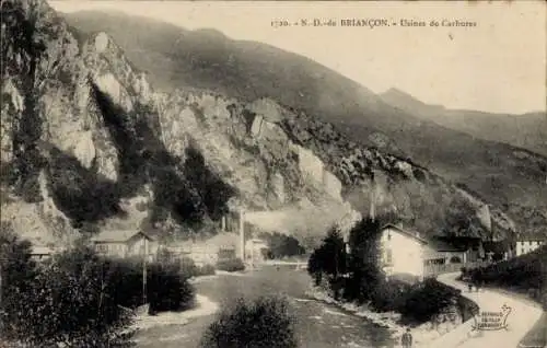 Ak Notre Dame de Briançon Savoie, Usines de Carbures