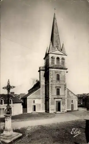 Ak Pontacq Pyrénées-Atlantiques, Kirche
