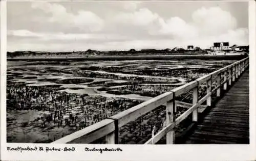 Ak Nordseebad Sankt Peter Ording, Anleger