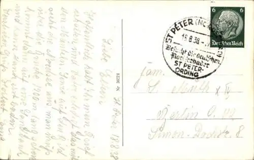 Ak Nordseebad Sankt Peter Ording, Anleger