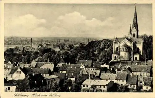 Ak Schleswig an der Schlei, Blick vom Gallberg