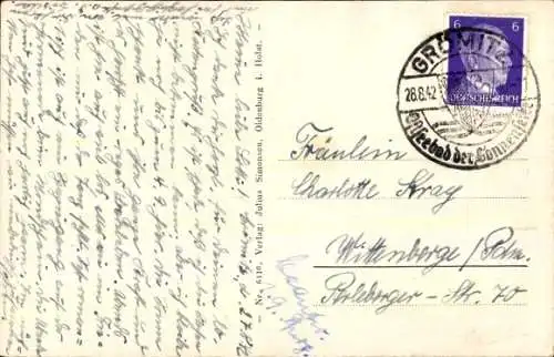 Ak Ostseebad Grömitz in Holstein, Strand, Strandkörbe, Badegäste