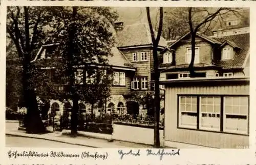 Ak Wildemann Clausthal Zellerfeld im Oberharz, Hotel Rathaus, Außenansicht