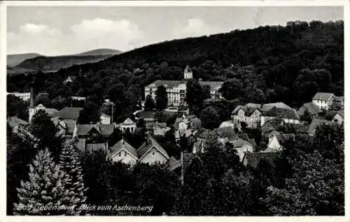 Ak Bad Liebenstein im Thüringer Wald, Blick vom Aschenberg