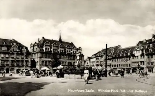 Ak Naumburg an der Saale, Wilhelm-Pieck-Platz, Rathaus