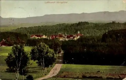 Ak Königsfeld im Schwarzwald Baden, Teilansicht