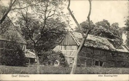 Ak Dallgow Döberitz im Havelland, Altes Bauerngehöft