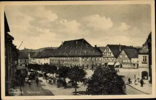 Ak Lichtenfels am Main Oberfranken, Marktplatz