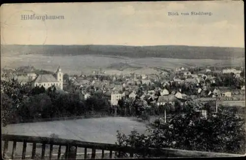 Ak Hildburghausen in Thüringen, Blick vom Stadtberg